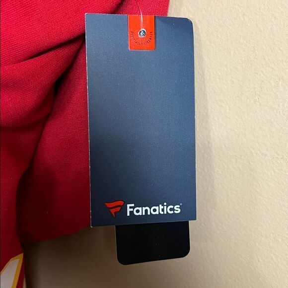 Fanatics NFL Women’s Size 4X Red Kansas City Chiefs Mahomes Jersey Hoodie NWT - Picture 4 of 5